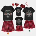 thumbnail image 3 of Elfo orgulloso miembro de la lista traviesa de Navidad, conjunto de Pijamas cortos, largos, negros, familiares a juego, 2023, 3 of 3