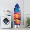 thumbnail image 3 of HELLHERO Palm trees Print Ironing Protector for Ironing Board Scorch Resistant Iron Board Cover with Cozy Nose Pocket Fits Standard 54" x 15" Inch Boards, 3 of 5