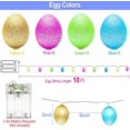 thumbnail image 2 of Easter Lights Decorations,Easter Eggs Lights String with Timer,10 Ft 20 Led Easter Eggs Colorful String Lights Battery Operated Fairy Lights Garland Easter Decoration Indoor Home Tree Easter Hunt, 2 of 6