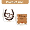 thumbnail image 5 of Osdhezcn 10Pieces Horseshoe Wedding Favors Metal Horseshoes Pendant Horseshoes Keychain, 5 of 8