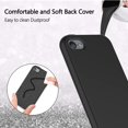 thumbnail image 4 of Funda Hensinple de silicona a prueba de golpes para iPod Touch 7/6/5, color negro, 4 of 7