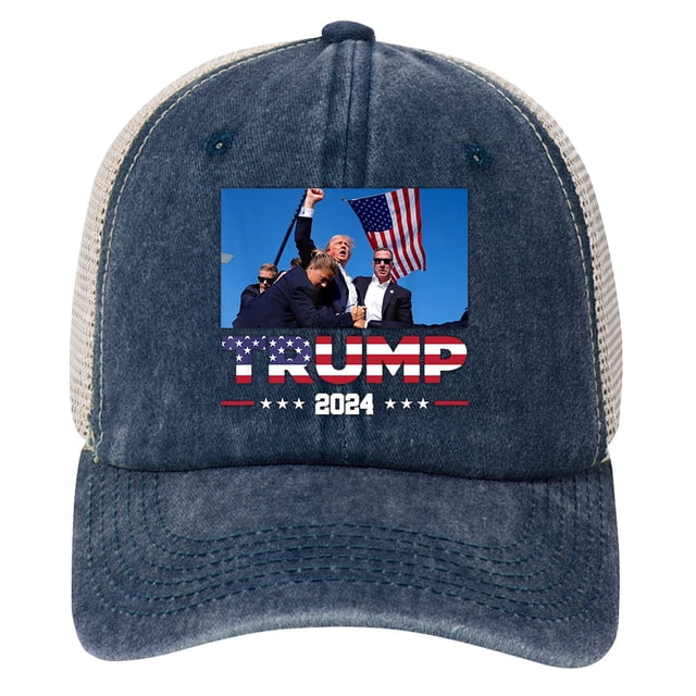 American Patriot Hat Trump 2024 Gorras Béisbol S Transpirable para Senderismo Pesca