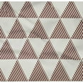 thumbnail image 4 of oneOone Tissu Popeline Sergé en Coton Biologique Imprimé Géométrique Triangle BTY 42 Pouces de Large, 4 of 4
