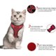 thumbnail image 3 of Bufanda para gato con correa, bufanda y correa para gato, bufanda ajustable para gato, bufanda para gato y chaleco transpirable para collar, adecuada para gatos europeos, artículos para mascotas, 3 of 5