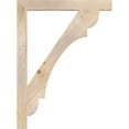 thumbnail image 3 of Ekena Millwork 3 1/2"W x 34"D x 46"H Olympic Block Smooth Bracket, Douglas Fir, 3 of 4