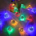 thumbnail image 4 of Neinkie String Lamp Shatterproof Energy-saving Non-Glaring Wide Application Warmly Light Romantic Atmosphere Plastic Indoor Outdoor LED Night Lamp String Light Party Supplies, 4 of 9