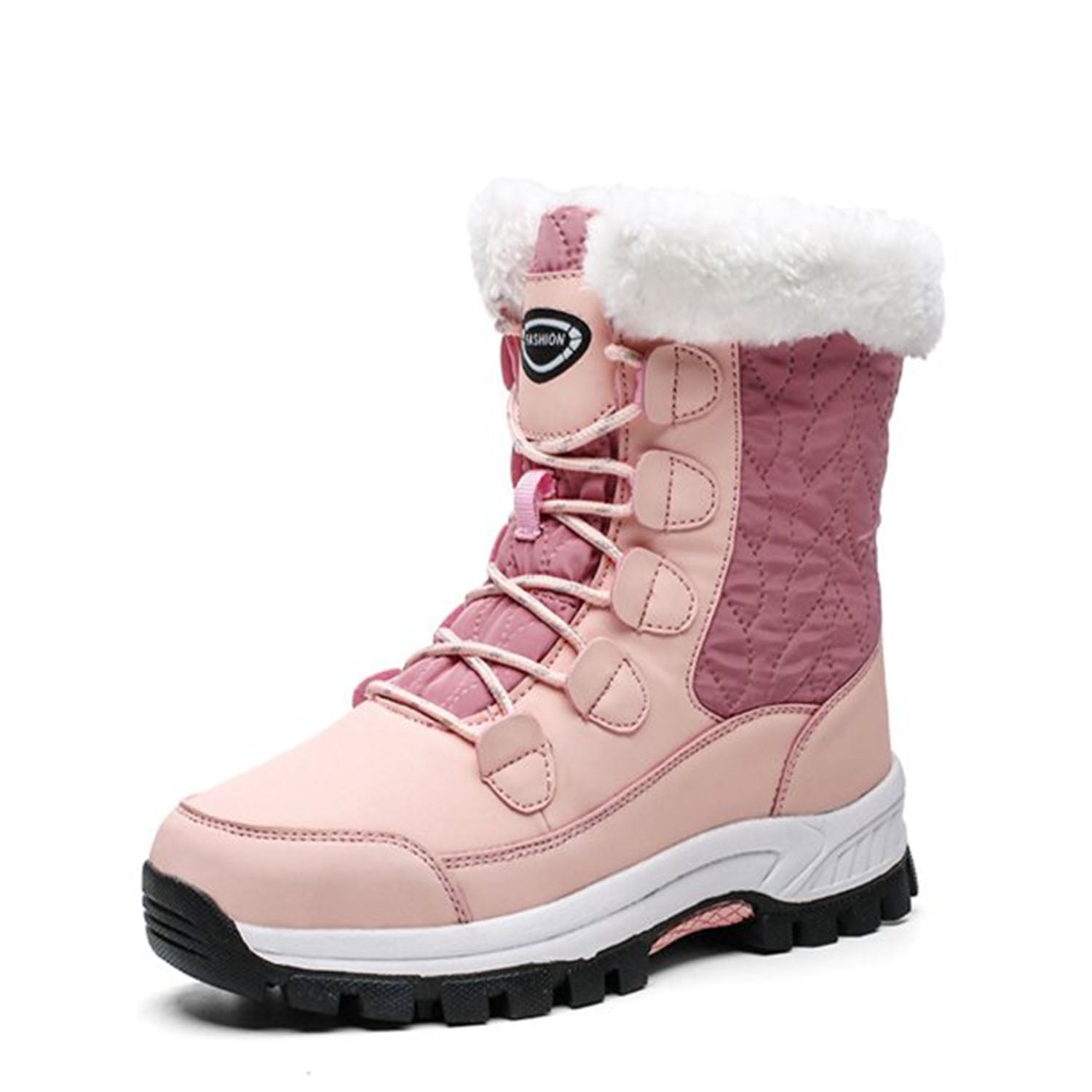 women's winter boots pink