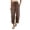 Coffee, variant on Capri Pants for High Waisted Wide Leg Pants Lightweight Flowy Cropped Trousers Beach Capris Womens Bottoms Casual Pants Summer Pants Women Casual Harem Pants for Women Women's Pants Suits