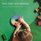 thumbnail image 3 of Tablero de silicona con forma de donut para niños y padres Ehuebsd juguete educativo sensorial antiestrés con burbujas de empuje para Autismo, 3 of 9