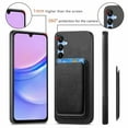 thumbnail image 4 of Dteck Case with Detachable Card Wallet for Samsung Galaxy A05S,Magnetic Leather 2 in 1 Removable Card Slot Wallet Case Shockproof Mag Safe Back Cover for Galaxy A05S,Black, 4 of 9