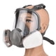 thumbnail image 4 of Respirador de cara completa reutilizable Cubierta de cara completa 16 en 1 Cubierta de gas Respirador de vapor orgánico Amplio campo de visión para pintura Máquina Pulido Soldadura y, 4 of 5