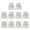 Style 7, variant on ZPAQI Set of 10 Clear Hair Grips Clear Acrylic Hair Grips DIY Hair Accessories