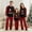Black（Mom）, variant on Aloohaidyvio Family Christmas Pajamas Matching Sets,Xmas Pjs Sets Holiday Sleepwear Matching Pajamas Long Sleeve Nightwear Set