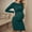 Green, variant on Women's Pregnant Long Sleeve Bodycon Sweater Dress Formal Long Sleeve Elegant Cocktail Party Midi Dresses Green XL