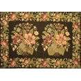thumbnail image 1 of Ahgly Company Machine Washable Indoor Rectangle Medallion Brown French Area Rugs, 6' x 9', 1 of 4