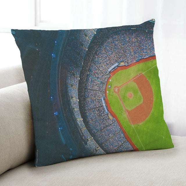Ahgly Company Sports Baseball Coussin Intérieur, 18 Pouces par 18 Pouces