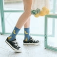 thumbnail image 7 of Women's Fruit-themed Novelty Socks - Fun, Funky, and Cute Cotton Middle Tube Socks (3/6 Pairs), 7 of 7