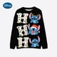 thumbnail image 3 of Nuevo jersey casual de manga larga de moda para mujer, top holgado con cuello redondo estampado, sudadera navideña de Disney Stitch, 3 of 5