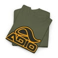 thumbnail image 3 of Adio Footwear Gold Skate Skateboarding 90s Retro Vintage Design T Shirt Tee - Military Green / 5XL, 3 of 4
