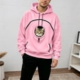 thumbnail image 4 of Pet Pouch Hoodie Cat Dog Carrier Hoodies with Pull Side Zip Pockets Hooded Sweatshirts for Puppy Kitten Holder, 4 of 5
