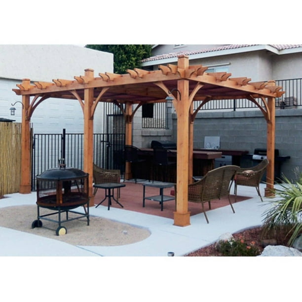 Outdoor Living Today Breeze 12 x 16 ft. Pergola - Walmart ... Outdoor Living Today Breeze 12 x 16 ft. Pergola - Walmart ... on Walmart Outdoor Living id=34701