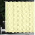 thumbnail image 3 of Ambesonne Yellow Shower Curtain, Repetitive Lemon Characters, 69"Wx70"L, Mustard Charcoal Grey, 3 of 4