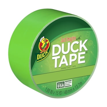 Duck Brand 1.88 in. x 15 yd. Lime Green Colored Duct Tape