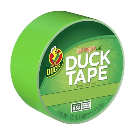 Duck Brand 1.88 in. x 15 yd. Lime Green Colored Duct Tape