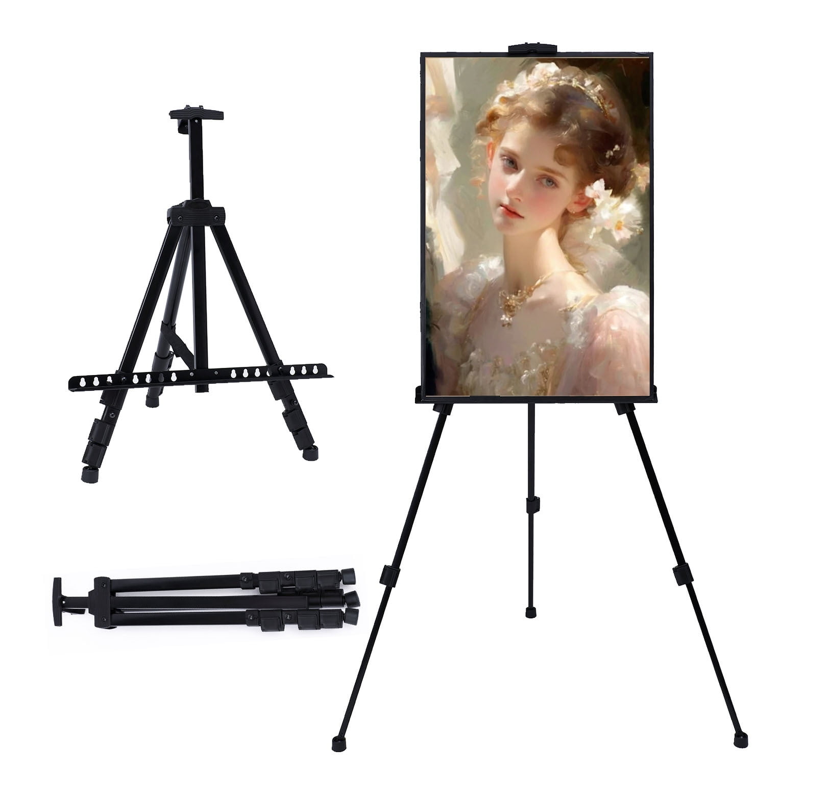 3 pack) Quartet Instant Easel 63 Supports 5 lbs Tripod Base