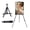 Black, variant on MXG Telescopic Foldable Ultra-Light Metal Easel/Advertising Display Stand, Black, 17"-61", with 1 Portable Carry Bag