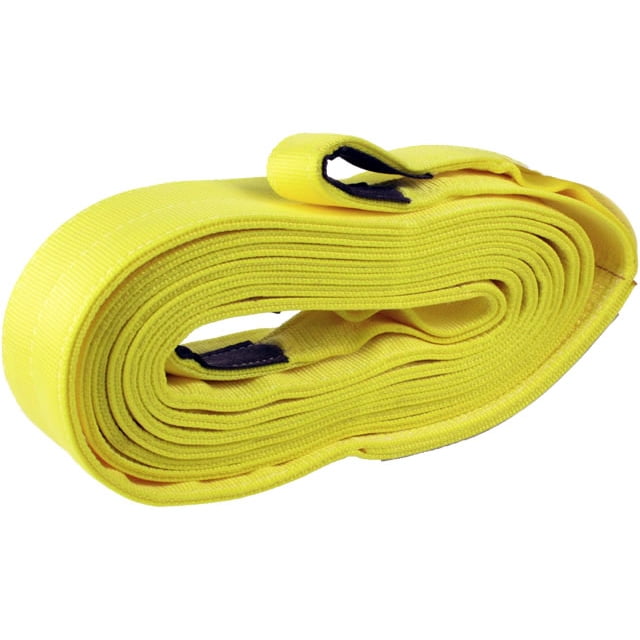 Cargo Equipment Corp 2 X 40 Ft Double Ply Recovery Strap with Wear Pad in Loops 