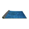 thumbnail image 2 of Ahgly Company Indoor Rectangle Persian Turquoise Blue Bohemian Area Rugs, 2' x 5', 2 of 4