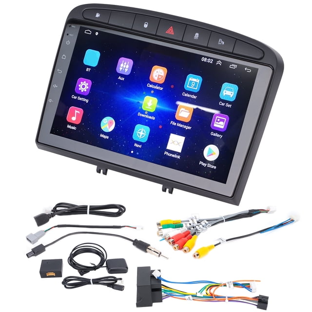 Navegador automático Bling Bling 9 pulgadas pantalla táctil Android 10.0 Bluetooth para Peugeot 408/308/308SW 10-131+16G