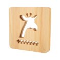 thumbnail image 2 of Creative Wooden Lights, Eye Protection Warmwhite Light Wood Carving Pattern Lamp With USB Cable For Office For Children For Living Room, 2 of 8