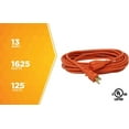 Woods 0269 16 Gauge 100' Orange SJTW General Purpose Extension Cord