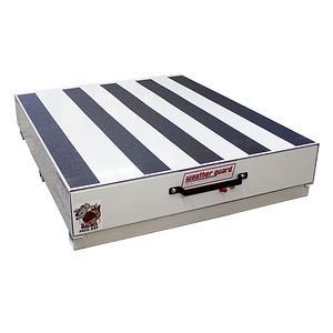 Weather Guard Bed Drawer 308-3 Pack Rat; Lateral Unit; 1 Drawer; 4 Compartments; Steel; White
