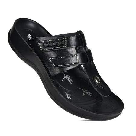 Image of Aerosoft Morphis Comfortable Toe Post Womens Thong Sandals