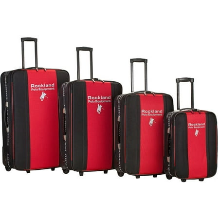 Rockland Luggage Polo Equipment 4-Piece Expandable Luggage Set