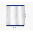 thumbnail image 2 of 17.8''x16'' Roll Up Dish Drying Rack Over The Sink Dish Drying Rack 304 Stainless Steel Dish Rack Foldable Dish Drainers For Kitchen Sink Counter By, 2 of 5