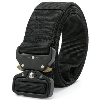 Whippy Nylon Belt for Men, Black Web Belt, Heavy Duty Quick Whippy Nylon Belt for Men, Black Web Belt, Heavy Duty Quick