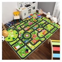 Play Rug 8x10 Feet Carpet Playmat Car Play Rug City Life Traffic Road Rug Large Educational & Game Area Rug for Toddler Boys Bedroom Playroom Classroom