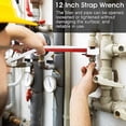 thumbnail image 4 of Adjustable Strap Wrench Universal Oil Filter Strap Wrench 30cm Non-Slip Handle 85cm Wrist Strap Durable Easy to Use Strap Wrench for Oil Filters Hoses, 4 of 5