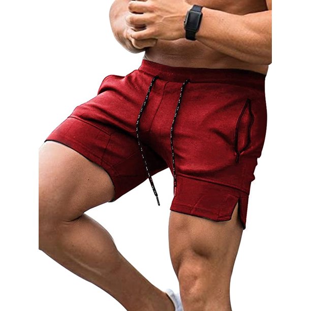 UKAP Mens Summer Beach Shorts Male Drawstring Waist Short Pants Teen