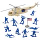 thumbnail image 2 of Timmee Plastic Army Men Playset de helicóptero - Tan 26pc hecho en EE. UU. Tim Mee Toy Tim Mee Toy, 2 of 2