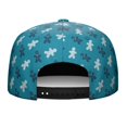 thumbnail image 4 of Custom Christmas Printed Flat Baseball Cap – Adjustable Snapback Hat with Flat Bill, Breathable and Durable, Personalized Design for Sports, Travel & Daily Wear, 4 of 6