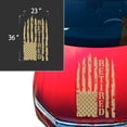 thumbnail image 2 of Retired Distressed American USA US Flag Hood Vinyl Decal Vietnam Veteran Sticker fits Most Pickup Trucks SUV Jeep Sedan – U.S. Army Sticker USAF USMC US Navy Decal (23" x 36", Cream), 2 of 8