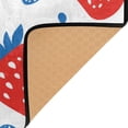 thumbnail image 3 of Yayeee Area Rugs for Living Room 5.2'x4' Non Slip Washable Bedroom Floor Carpet, Playful Strawberries, 3 of 5