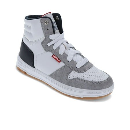 

Levi s Kids Drive Hi Synthetic Leather Casual Hightop Sneaker Shoe