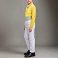 thumbnail image 5 of Lovzfmll 3-Piece Suit for Boys, Sequin Shirt & Bow Tie & Pants, Formal Performance Outfits for Little Boys, 5-6 Years, 5 of 9