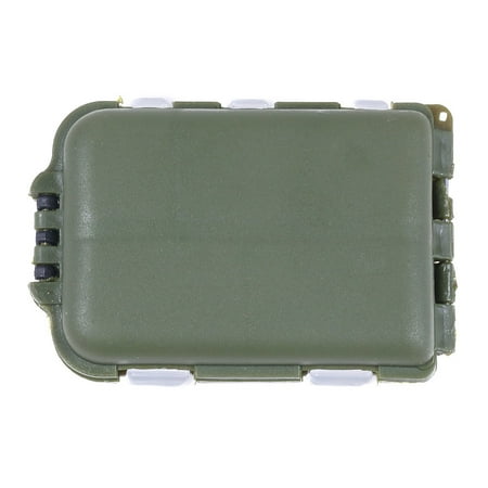 Mini Fishing Storage Box with 10 Compartments Fishing Lures and Tackle Boxes for Boat Fishing Plastic Material